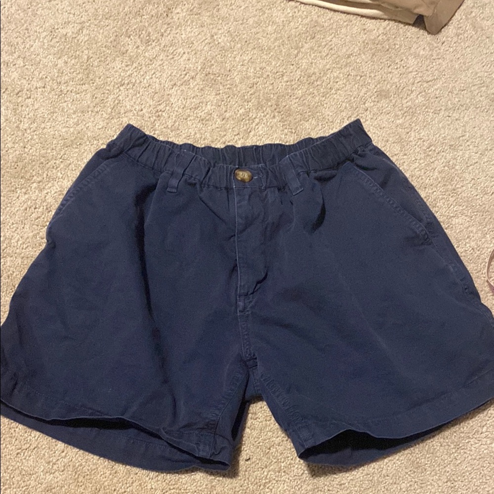 Chubbies Blue Flat Front Shorts Relaxed Fit